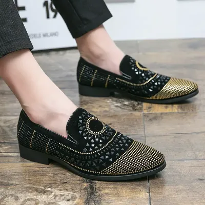 BRITISH MEN'S LEATHER KOREAN LOAFERS